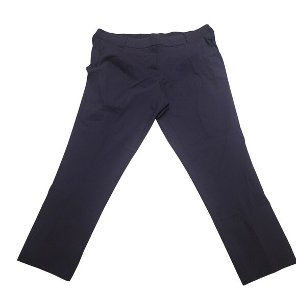Lane Bryant The Allie Stretch Navy Dress Pants 26R Career business casual forma - Picture 1 of 4